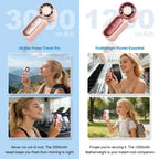 ❄️ Turbo Handheld Fan – 16900 RPM, 6 speeds, LED display