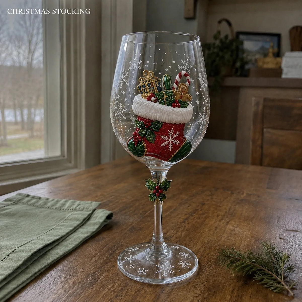 🎁Christmas Wine Glass Collection Gift Box Set✨