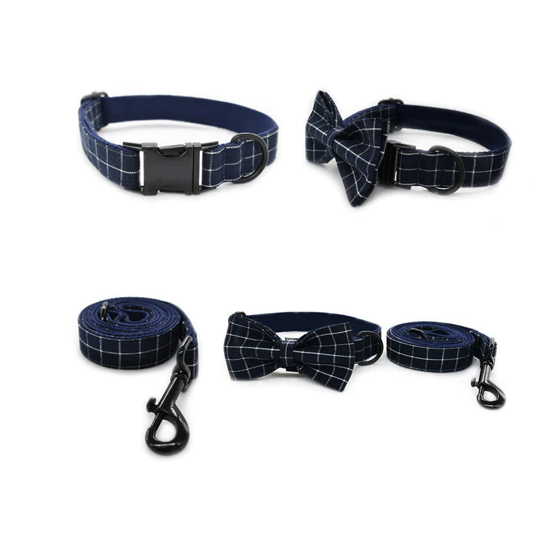 Collier pour chien Jasper, collier et nœud papillon pour chien (ensemble) – par The Paw Co.