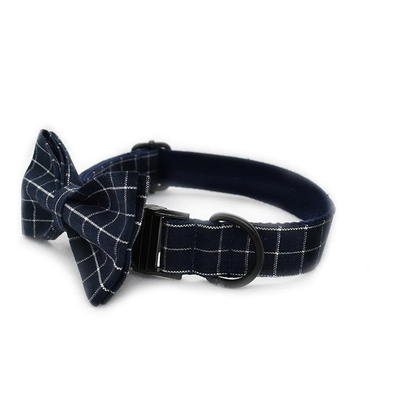 Collier pour chien Jasper, collier et nœud papillon pour chien (ensemble) – par The Paw Co.