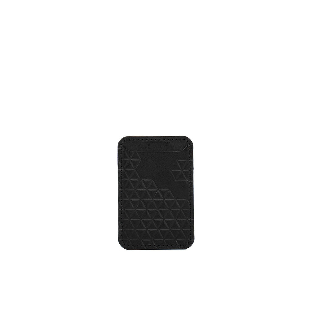 Portefeuille en cuir compatible MagSafe - Diamants